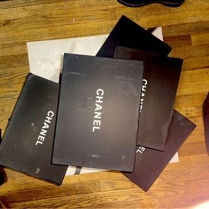 used CHANEL MAGNETIC BOXES (shoe size) $30/ea